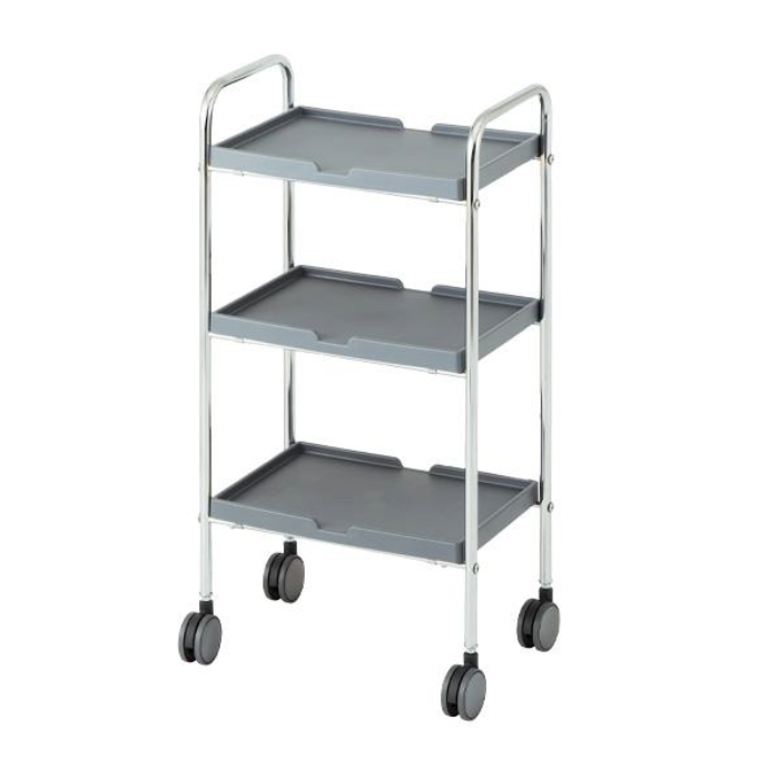 C-418シンプルワゴン(天板3段)  カラー5色 日本製