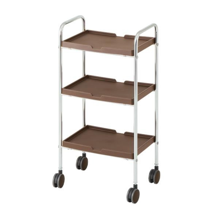 C-418シンプルワゴン(天板3段)  カラー5色 日本製