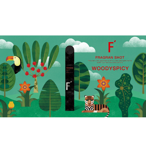 F'（エフダッシュ） フレグランショット グリーンウッド 3gの通販｜美セラ