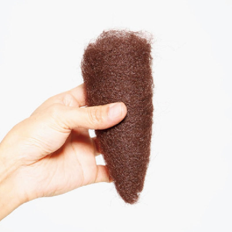 N.B.A.A.(エヌビーエーエー) すき毛 ブラウン 200g(NB-SKG)