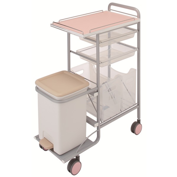 マルチ ナースワゴン キャスター付 C-370 3段 高さ89×幅65.5×奥行33cm