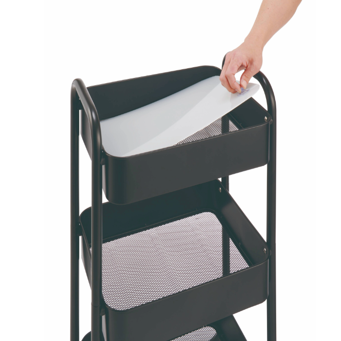 C-580メッシュワゴン (下敷き1枚付き) ほこりが溜まりにくい 5色 日本製