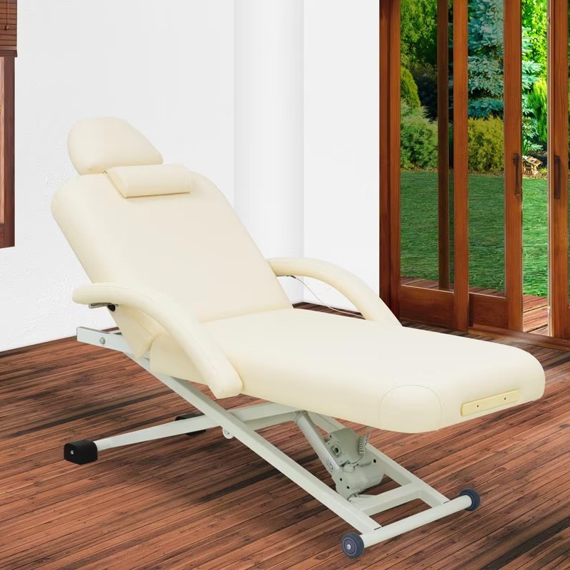 電動昇降マッサージベッド フォンタナ フィレンツェ e-チルト30 幅75cm 低反発クッション 約60kg