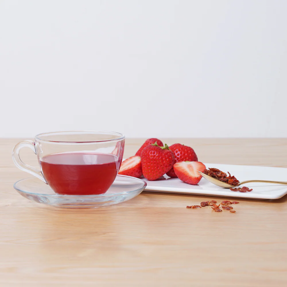 生活の木 おいしいハーブティー いちご＆ローズヒップ 10個入 ノンカフェイン（カフェイン0.00％）