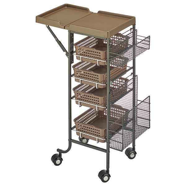 カウンターワゴン C-196 5段 カラー4色 日本製