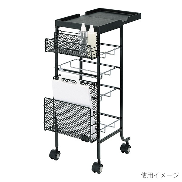 カウンターワゴン C-196 5段 カラー4色 日本製