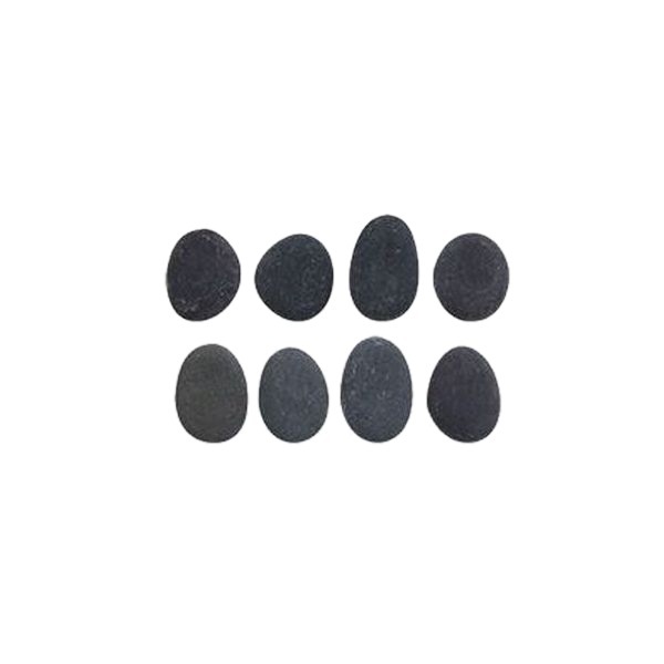 ホットストーン 背中用玄武岩 8個セット(アリゾナ)(大きさ約5-9cm薄い形)ハワイアンロミロミマッサージ