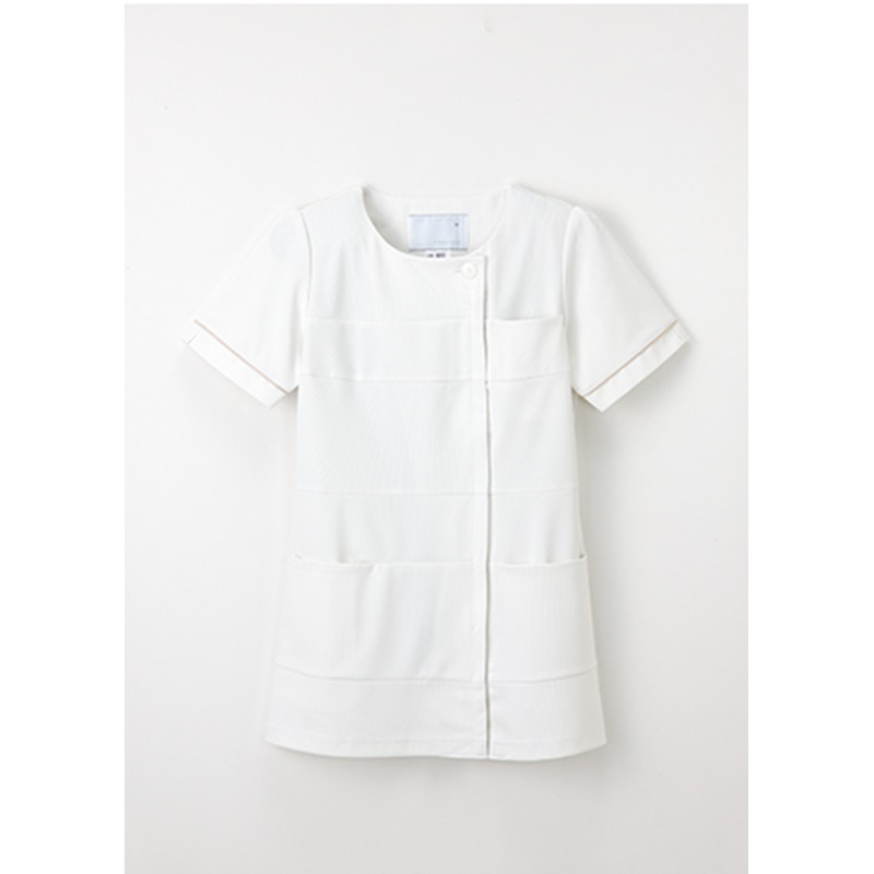 LH6202 チュニック オフホワイト チャコール NAGAILEBEN Beads Berry ナガイレーベンビーズベリー