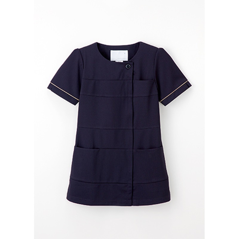 LH6202 チュニック オフホワイト チャコール NAGAILEBEN Beads Berry ナガイレーベンビーズベリー