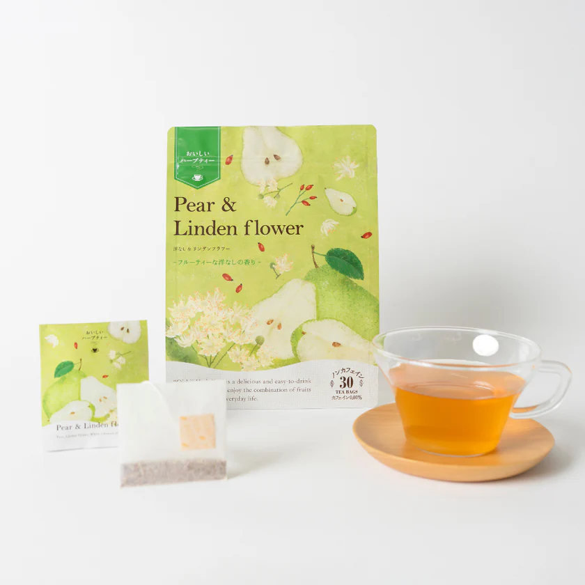 生活の木 おいしいハーブティー 洋なし＆リンデンフラワー 10個入 ノンカフェイン（カフェイン0.00％）
