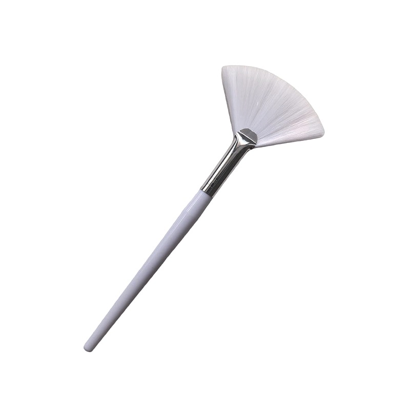 マスクブラシ 酸に強い ナイロン素材 ピール フォームブラシ 扇型刷毛