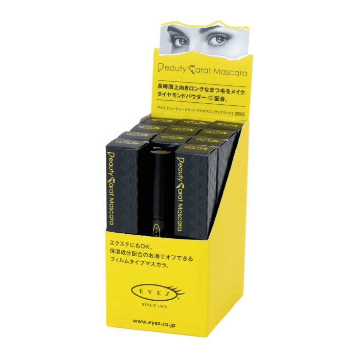 EYEZ（アイズ） ビューティーカラットマスカラ ロング 5.5g×12本(11+1本サービス) 販促什器セット