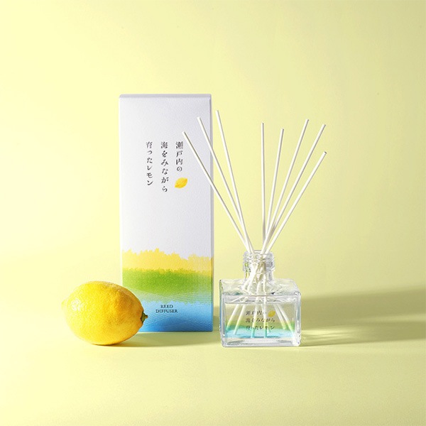 デイリーアロマ 瀬戸内レモン 消臭リードディフューザー 120mL