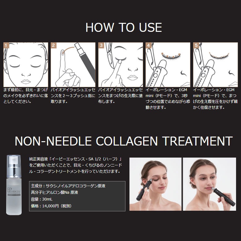 イーポレーション EGMmini ラッシュビット エレクトロポレーション美容器 ユニッシュ