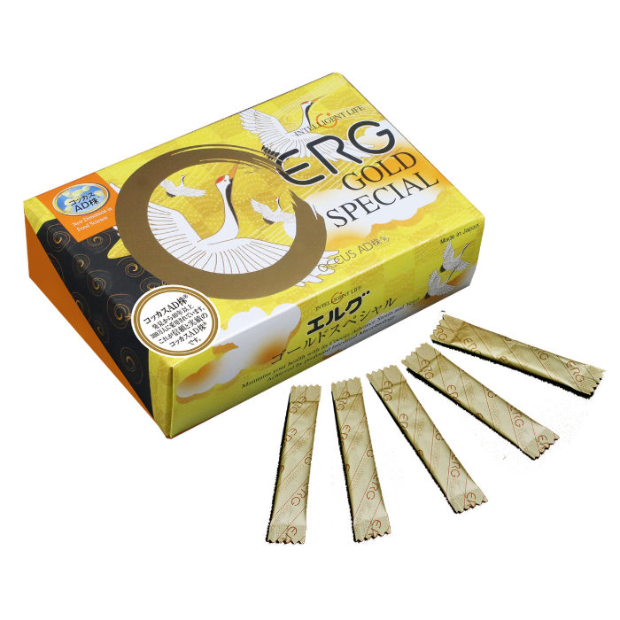 エルグゴールドスペシャル エルグ菌 コッカス菌 酵母を配合 腸内細菌1包6,420億個と酵母130mg配合