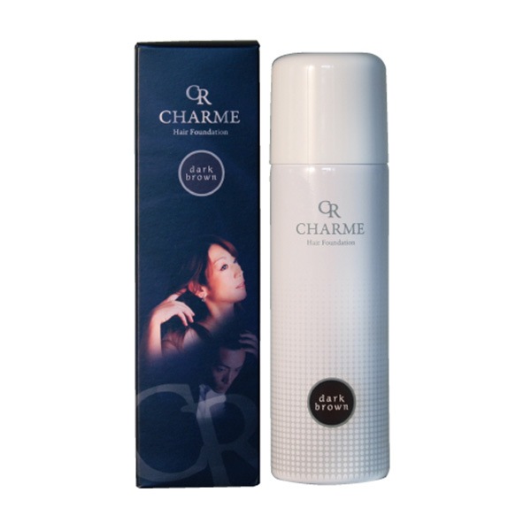 シャルム ヘアーファンデーション ダークブラウン 80g