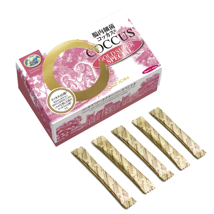 コッカス ゴールドスーパースペシャル 1包1兆2,000億個の腸内細菌と酵母140mg配合