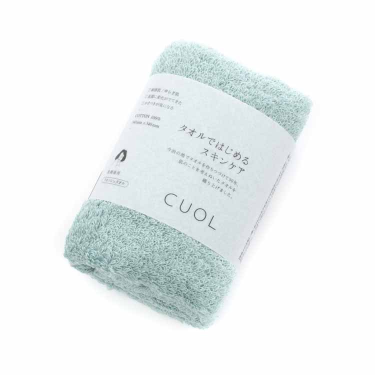 ＜今治タオル＞CUOL タオルではじめるスキンケア ウォッシュタオル 5枚セット（全4色）