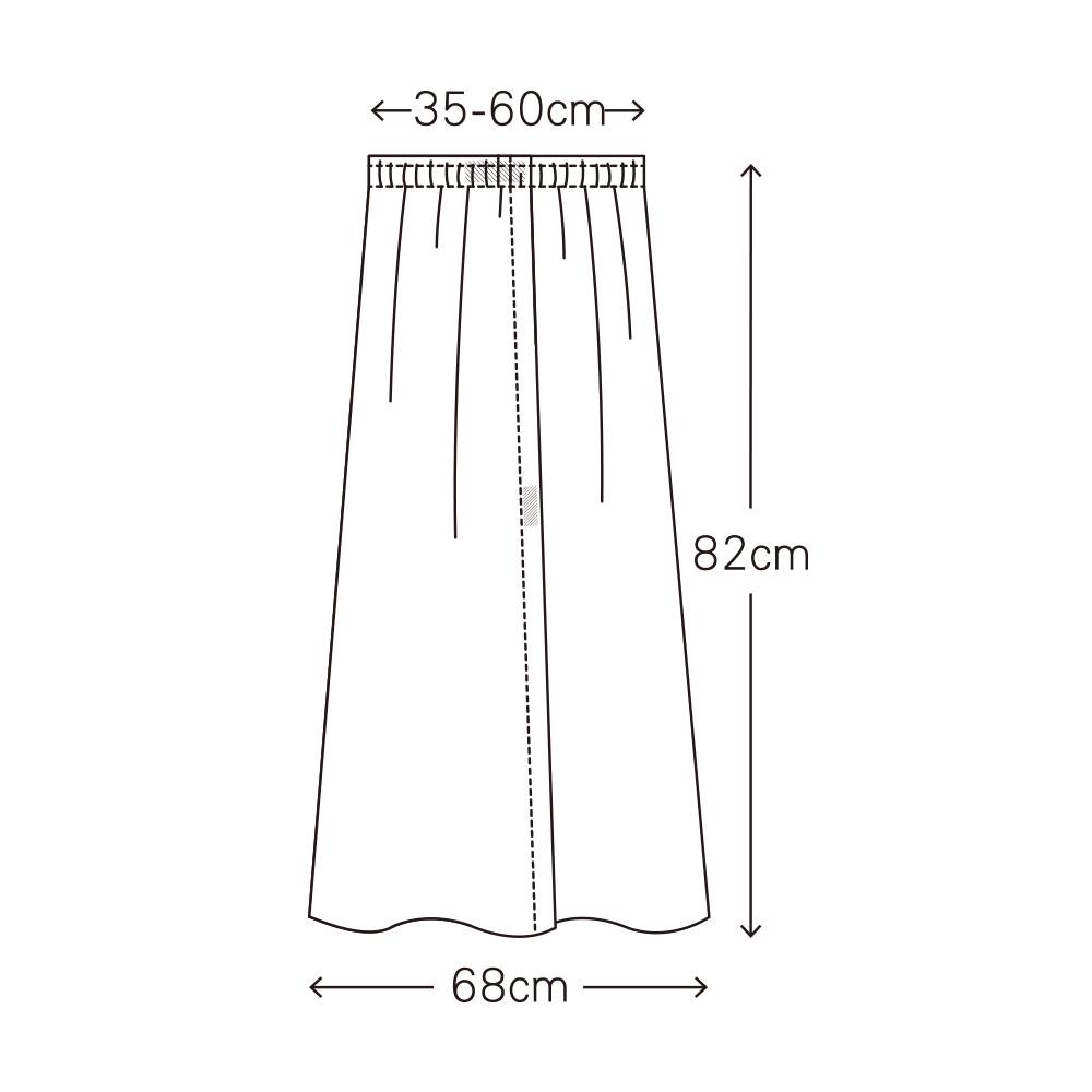 ウォーターシルク オープンガウン フリーサイズ 2色 ブラウン／ネイビー