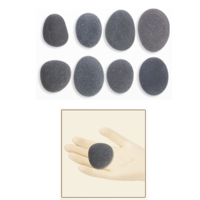ホットストーン 身体用玄武岩(小)8個セット(アリゾナ)(直径約4-7cm 厚み約1.5-3cm)リーズナブル ハワイアンロミロミマッサージ