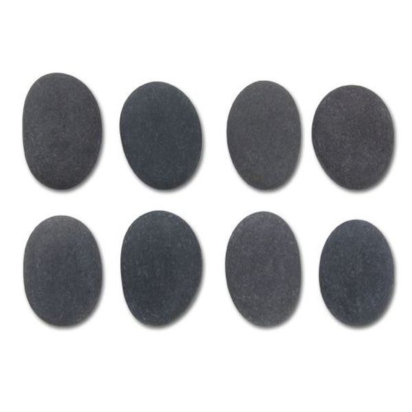 ホットストーン 身体用玄武岩(小)8個セット(アリゾナ)(直径約4-7cm 厚み約1.5-3cm)リーズナブル ハワイアンロミロミマッサージ