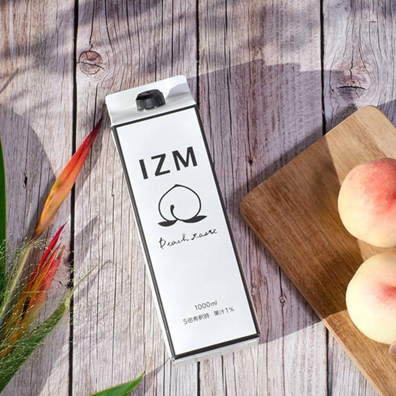 IZM（イズム）PEACH TASTE(ピーチテイスト) 1000mL 12本セットの通販