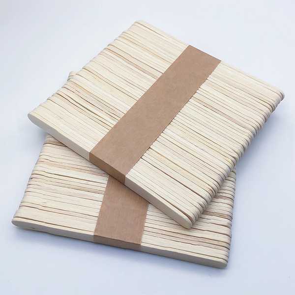 木べらウッドスパチュラ木製使い捨て消耗品小サイズ