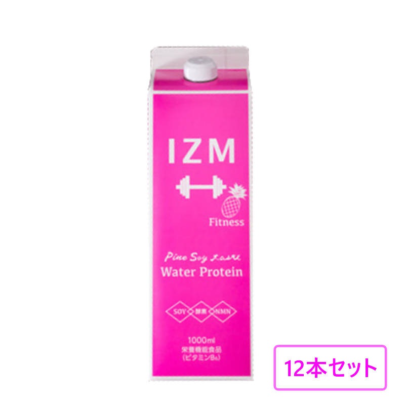 IZM(イズム)pine soy taste Water Protein 1000mL 12本セット