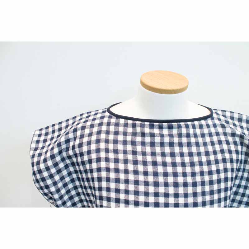 ＜今治タオル＞ハートウエル(HARTWELL) タオルワンピース 着るタオル チェック柄（全2色）