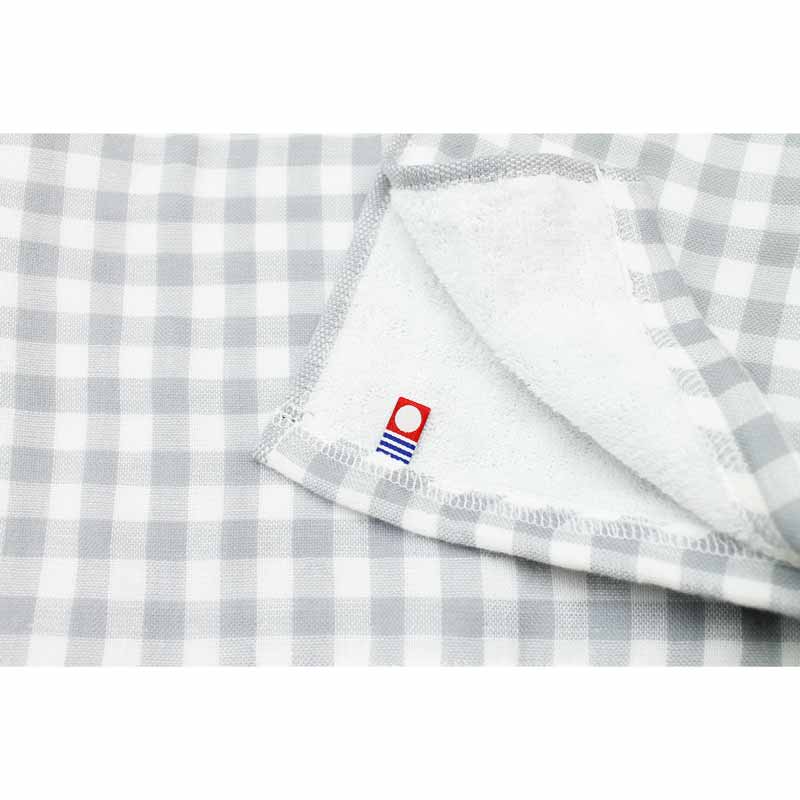 ＜今治タオル＞ハートウエル(HARTWELL) タオルワンピース 着るタオル チェック柄（全2色）