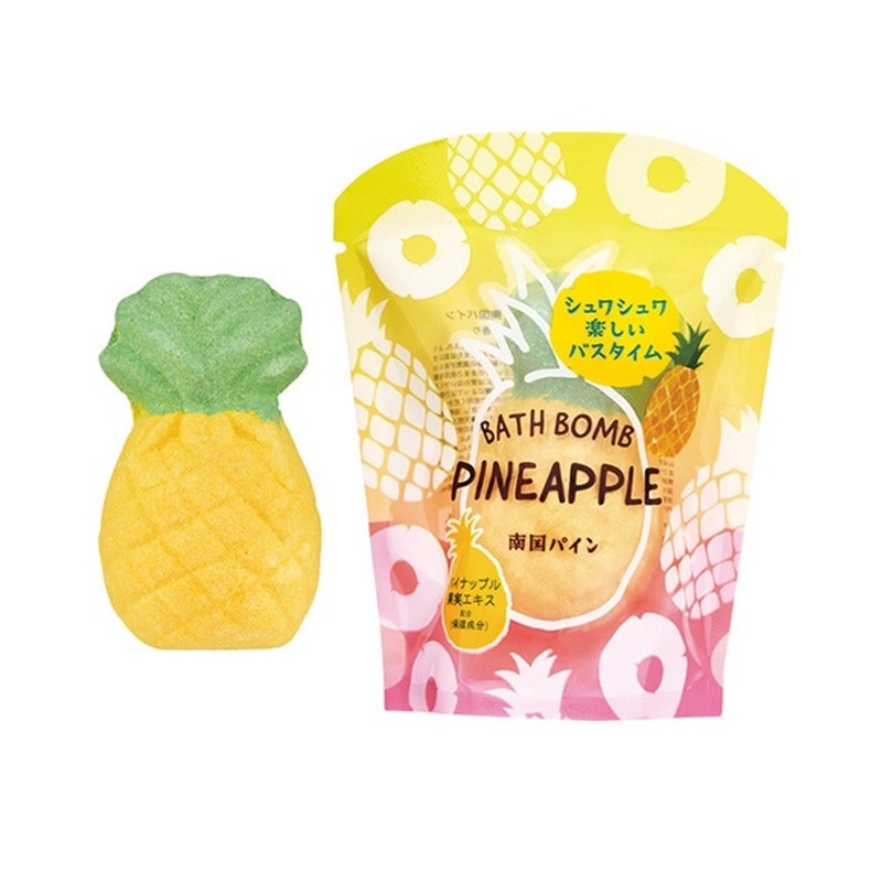 スズムシパイナップル バスボム 南国パイン 95g 店販可 フルーツの森の通販｜美セラ