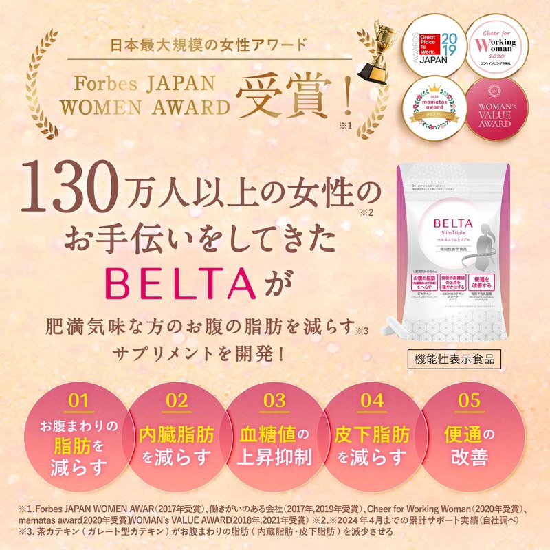 BELTA(ベルタ) スリムトリプル 60粒