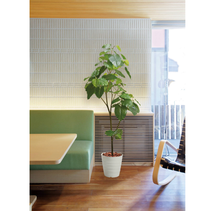 グリーンディスプレイ 180CMウンベラータポット 植栽 人工樹木 観葉植物