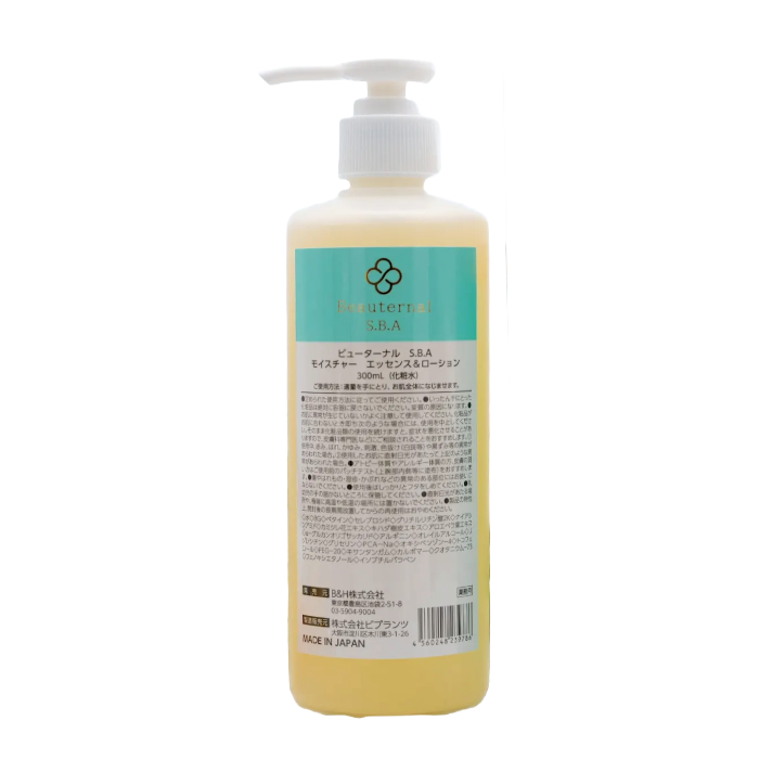 Beauternal S.B.A (ビュータナル) モイスチャー エッセンス＆ローション 300ml 敏感肌用セラミド配合保湿ローション