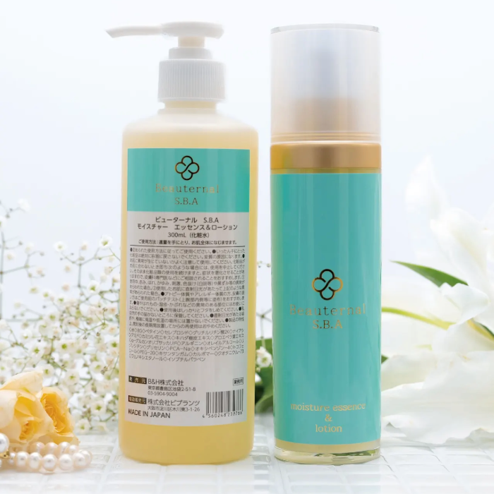 Beauternal S.B.A (ビュータナル) モイスチャー エッセンス＆ローション 120ml 店販可 敏感肌用セラミド配合保湿ローション