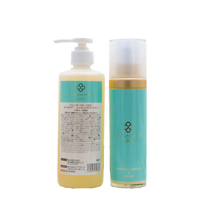 Beauternal S.B.A (ビュータナル) モイスチャー エッセンス＆ローション 120ml 店販可 敏感肌用セラミド配合保湿ローション