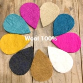 8cm 5個セット羊毛フェルトしずくモチーフフェルトシート ウォールペーパー デコパーツ子供部屋 デコレーション装飾 ベビーモービルメリー作り 営業日即日発送 