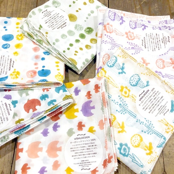 50cmx50cmインドブロックプリントハンカチ オリジナルプリントインド綿ハンカチーフ GOTSオーガニックコットンハンカチーフ 鳥 花柄 ドット柄 てぬぐい 風呂敷 ふきん男性用ハンカチ 女性用ハンカチ 敏感肌用ハンカチ 営業日即日発送