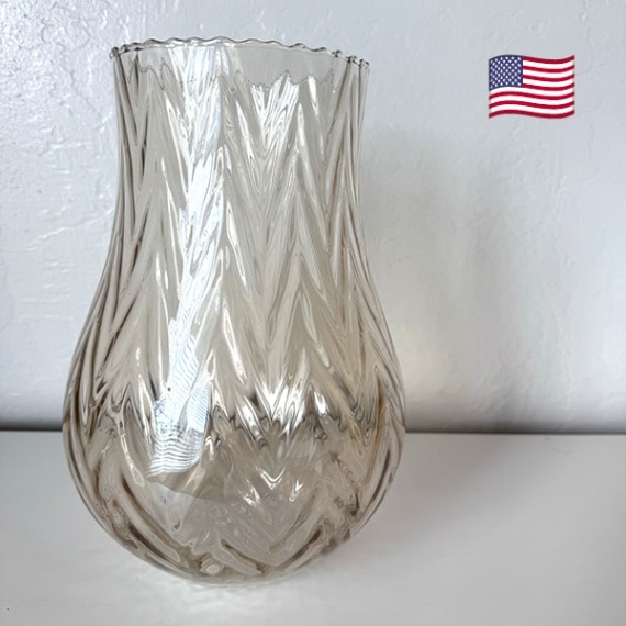 USA買付品 ヴィンテージガラス花瓶  フラワーベース Vase インテリア雑貨 アメリカアンティーク雑貨 営業日即日発送 ＜送料無料＞