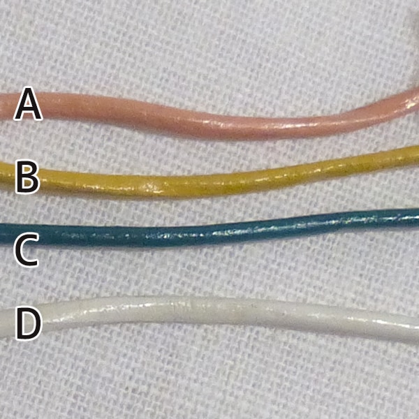 太さ2mm前後 レザー本牛革紐 革ひも靴紐パーツ 革コードレザーコードヒモネックレス 革バックチャーム レザーキーホルダー ブレスレット作り 営業日即日発送
