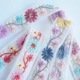 約2.5cm幅 花柄 インド刺繍リボン チュールリボン アクセサリーパーツ 布小物 スマホショルダーストラップ 営業日即日発送 