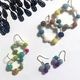5mm10個 ウール100%カラフル羊毛フェルトボール ハンドメイドピアスイヤリング作りアクセサリーパーツ資材  営業日即日発送 [ワールデザインbistarai]