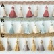 7cm幅 特大タッセルテープ 丸いフォルムのタッセルブレード カーテン留め具 ハンドメイドピアスパーツ チャームアクセサリーパーツ 営業日即日発送 [ワールデザインbistarai]