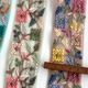 4.3cmから4.5cm幅 クロススティッチ風刺繍リボン 中幅手芸用リボン カラフルカラー レトロフラワーインド花柄リボン チュール刺繍リボン 営業日即日発送[ワールデザインbistarai]
