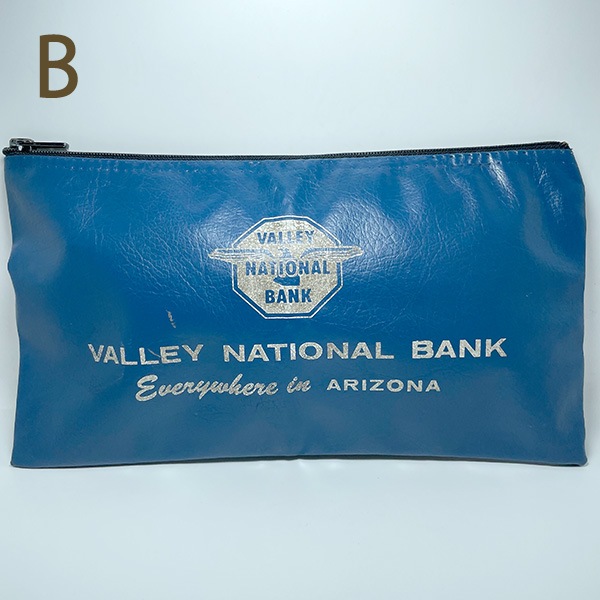 USA レトロ小物ポーチ レア物アンティーク アメリカバンクグッズ 銀行ポーチ ヴィンテージ雑貨 骨董品 サコッシュ 営業日即日発送