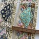 5cm幅 ハンドワーク刺繍 ゴージャススパンコールモチーフ刺繍リボン インドリボン メッシュリボン チュールリボン インド刺繍リボン最安値 営業日即日発送 [ワールデザインbistarai]