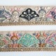 5cm幅 ハンドワーク刺繍 ゴージャススパンコールモチーフ刺繍リボン インドリボン メッシュリボン チュールリボン インド刺繍リボン最安値 営業日即日発送 [ワールデザインbistarai]