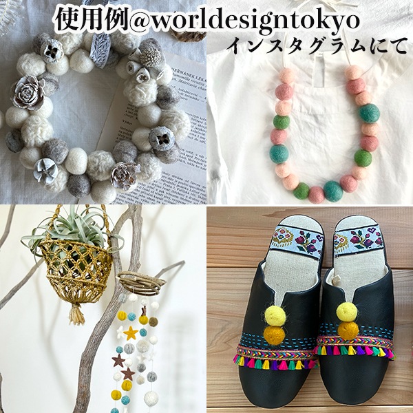 2cm 5個羊毛フェルトボール ウールハンドメイドアクセサリーパーツ ヘアアクセサリー作りアロマディフューザー 猫 ペット おもちゃ 営業日即日発送 