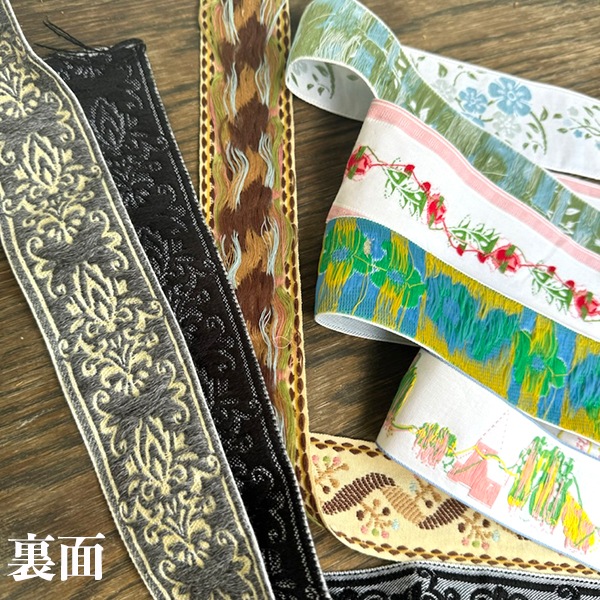 スイスリボンなどデットストック希少なアンティークリボンや手芸用