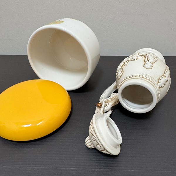 レア物ヨーロッパアンティーク ビアジョッキ 陶器ポット 食器 ピューター 水差し ピッチャー イタリア蚤の市買い付け 営業日即日発送